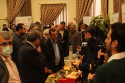 بازدید معاون فناوری و نوآوری وزیر علوم و مسئولین استان سمنان از نمایشگاه SEMI.TEX 